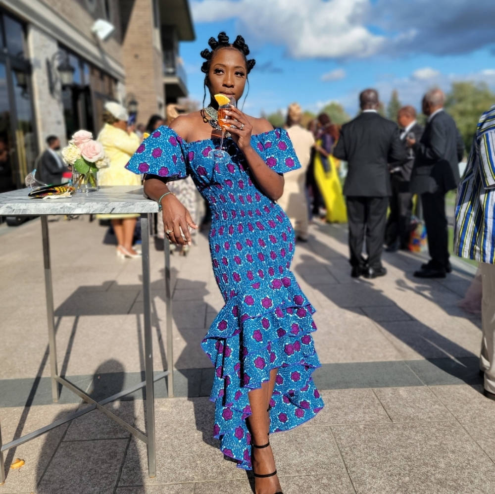 African mermaid gown